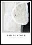 TauluWhite stone, Musta kehys