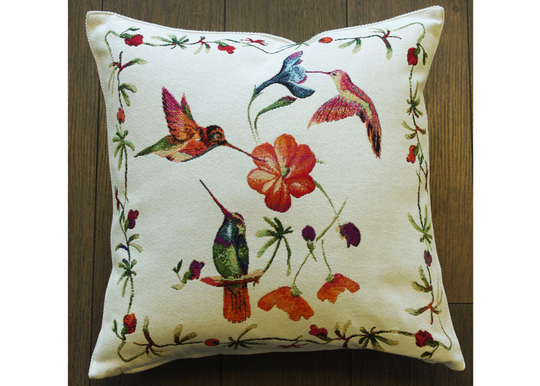 Koristetyyny gobeliinikankaasta KOLIBRI 45x45 cm