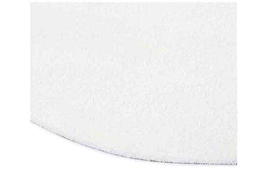 Narma velour matto Noble white pyöreä Ø 133 cm