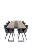 Ruokailuryhmä Japan, sis. 6 kpl ruokapöydän Valleta-tuolia