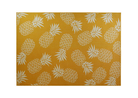Matto Ananas Yellow 133x190 cm