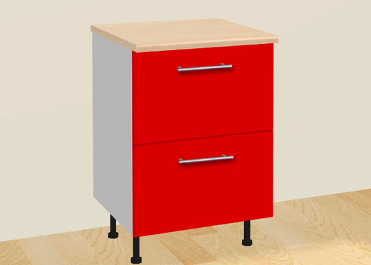 Keittiökaappi 2:lla laatikolla 80 cm