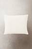 MEA tyynynpäällinen Eliseouter: champagne color leather /inside: offwhite color velvet