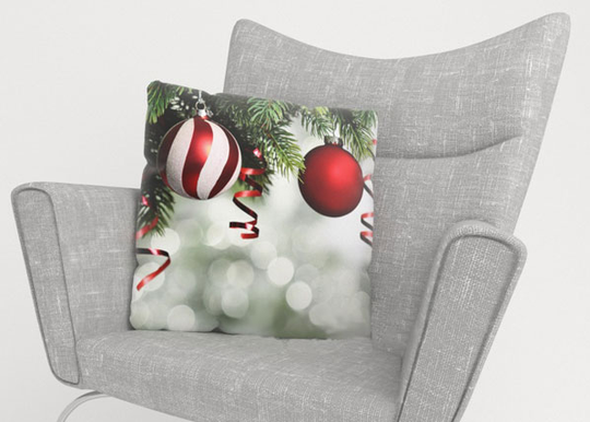 Koristetyynyliina RED CHRISTMAS TOYS 2 50x50 cm