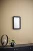 FORTUNE peili - 44 cm Black mdf/ metal