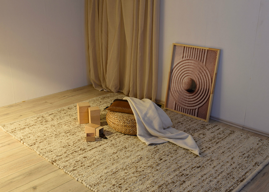 Matto Berberina Super 90x160 cm, luonnollinen kirjava