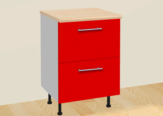 Keittiökaappi 2:lla laatikolla 45 cm