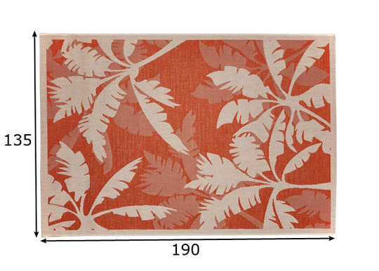 Matto PALMS ORANGE 135x190 cm