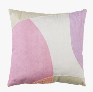 Geometric koristetyynynpäällinen roosa