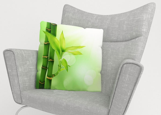 Koristetyynyliina GREEN BAMBOO 40x40 cm