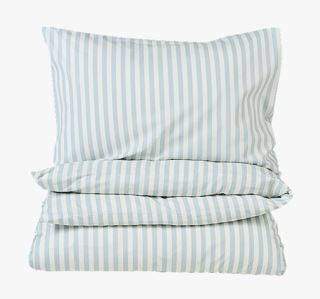 Classic stripe pussilakanasetti puuvillaa vihreä