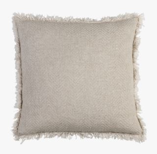 Herringbone koristetyyny luonnonväri