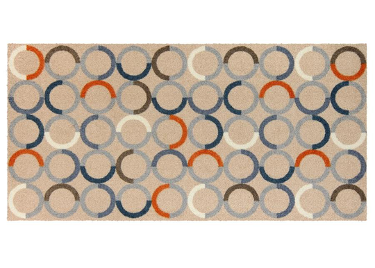 Matto Bilbo blue-orange 75x150 cm
