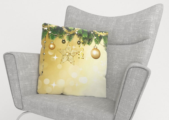 Koristetyynyliina NEW YEAR'S SHINE 50x50 cm