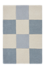 MONTRO ovimatto 60x90 cm Sininen/luonnonvalkoinen