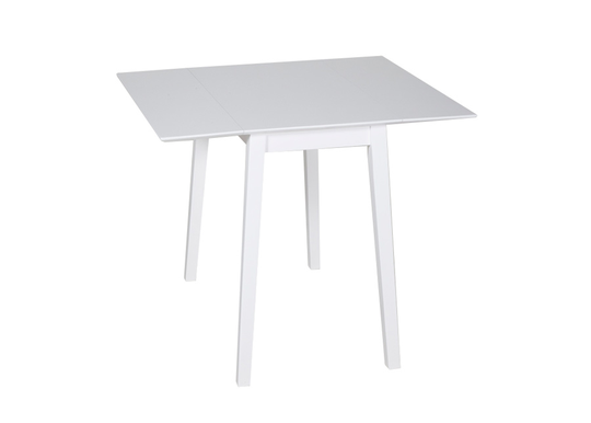 Klaffipöytä AVOLA valkoinen 75x45-90 cm