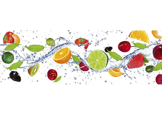 Keittiön välitila Fruits 180x60 cm