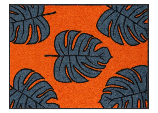 Matto Monstera allover orange 75x100 cm