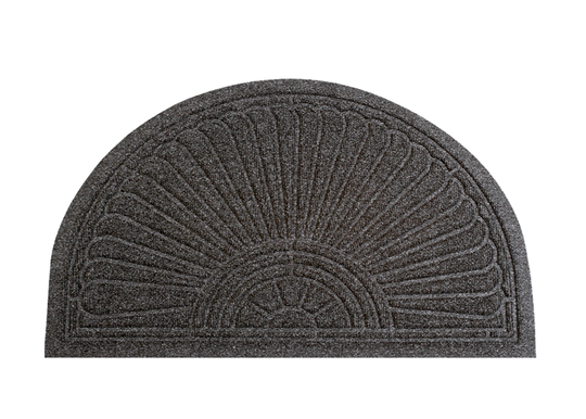 Kynnysmatto Dune Halfmoon dark grey 85x55 cm