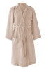 LILIA kylpytakki - ekologinen Pellavabeige