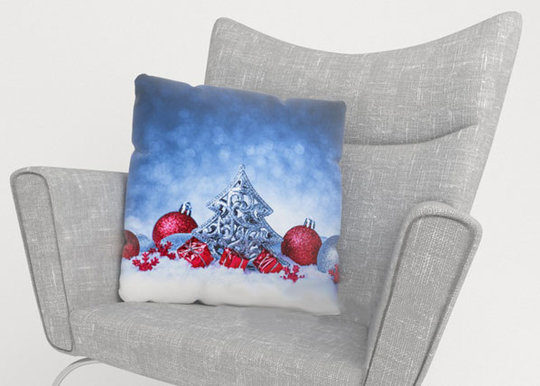Koristetyynyliina CHRISTMAS SNOW 40x60 cm