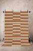 KENZI villamatto 200x300 cm Tumma sinapinkeltainen/beige