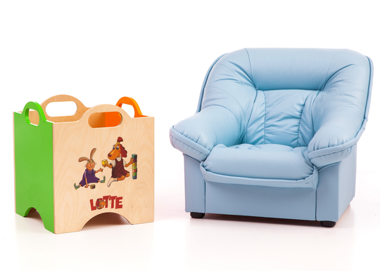 Lasten nojatuoli Mini Spencer + lelulaatikko Lotte