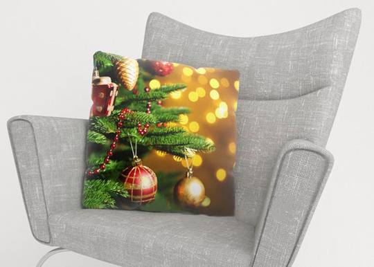 Koristetyynyliina CHRISTMAS TOYS 40x40 cm
