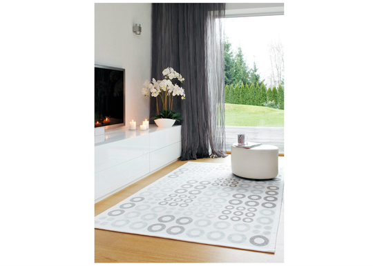 Narma smartWeave® matto Kupu white 140x200 cm