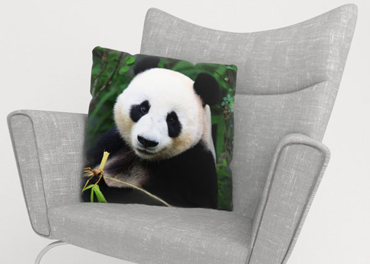 Koristetyynyliina PANDA 50x50 cm