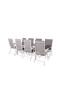 Ruokailuryhmä Athena, jossa 5-säätötuolit Bliss 8 kpl