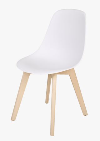 Buster ruokapöydän tuoli valkoinen